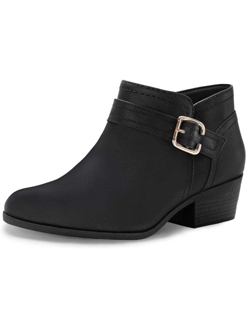 Stylish Women's Chunky Low Heel Ankle Boots for Comfort & Versatility
